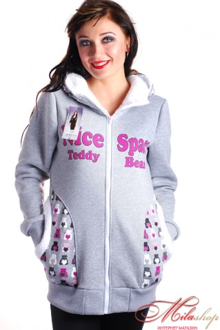 Женская толстовка "TEDDY White"